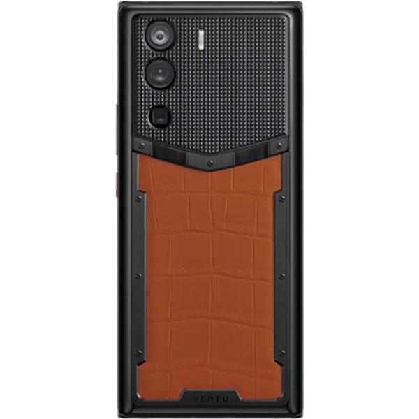 METAVERTU CURVE Orange Alligator Leather Clous De Paris Pro