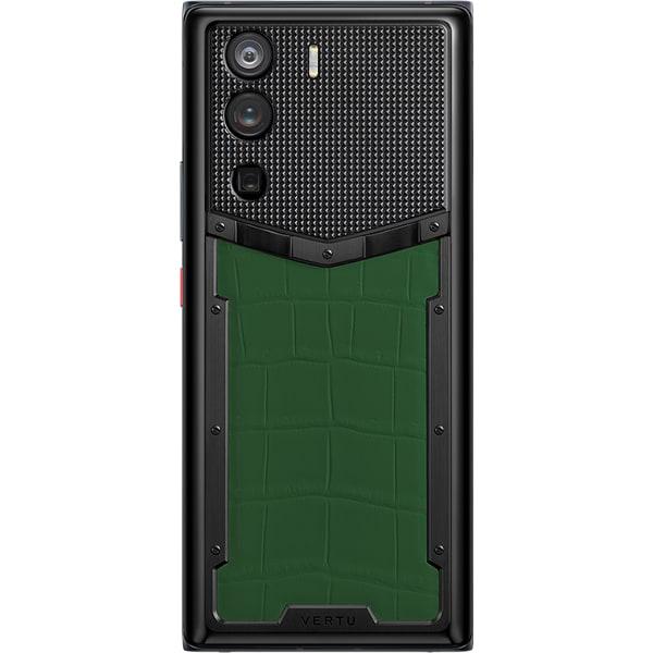 METAVERTU CURVE Dark Green Alligator Leather Clous De Paris Pro