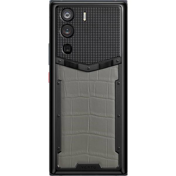 METAVERTU CURVE Grey Alligator Leather Clous De Paris Pro