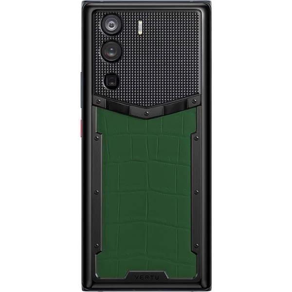 METAVERTU CURVE Dark Green Alligator Leather Clous De Paris Basic
