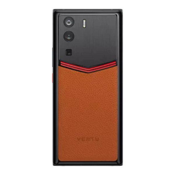 METAVERTU CURVE Enameled Calf Leather Orange Basic