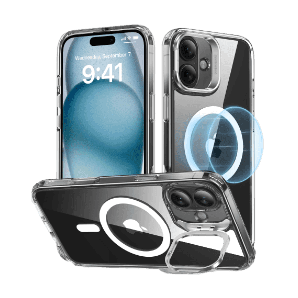 Ốp lưng iPhone 16 Plus ESR Classic Hybrid HaloLock (kèm giá đỡ)