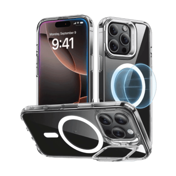 Ốp lưng iPhone 16 Pro ESR Classic Hybrid HaloLock (kèm giá đỡ)