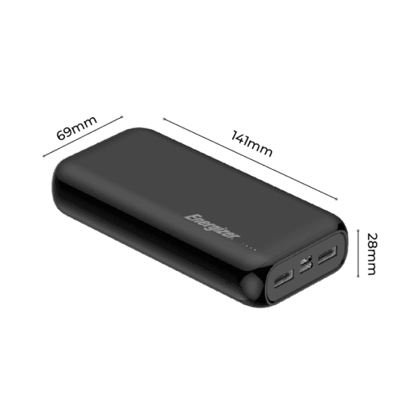 Pin sạc dự phòng Energizer 20.000mAh /3.7V Li-Polymer UE20010BK