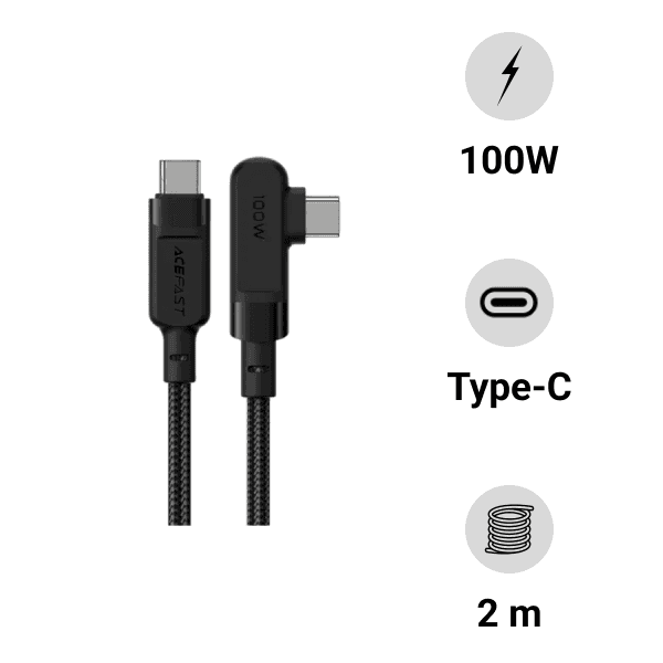 Cáp sạc Acefast Type-C to Type-C 100W 2m C5-03