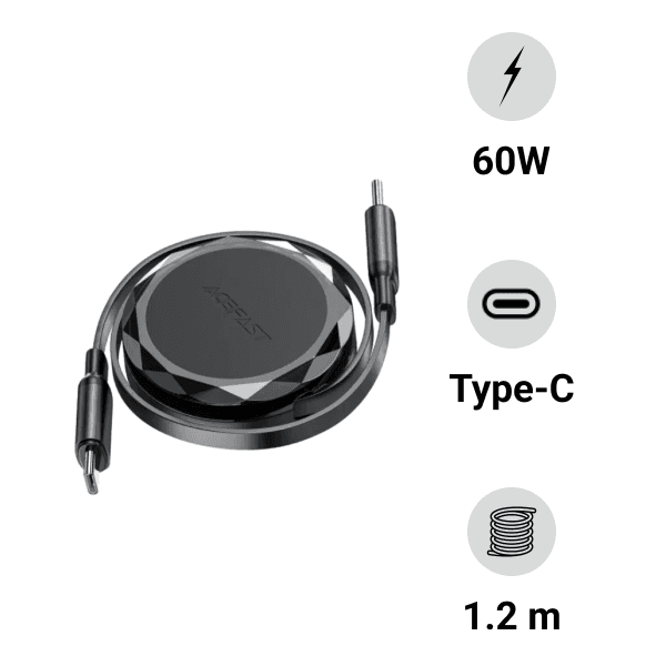 Cáp sạc Acefast USB-C to USB-C 1.2m C13-03