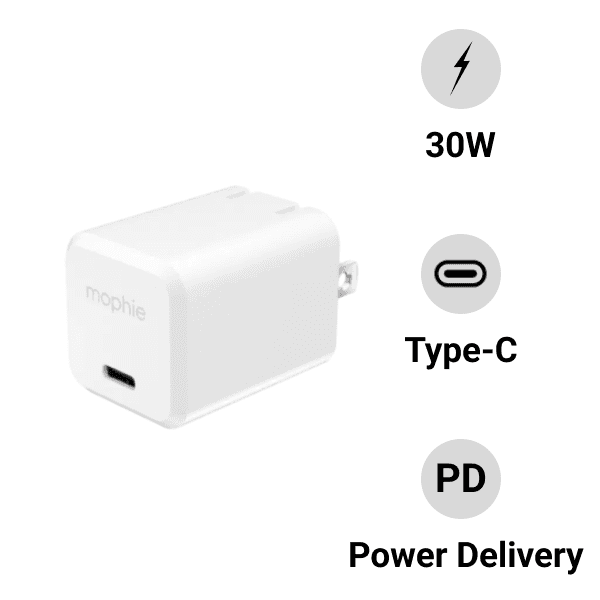 Củ sạc Mophie Essentials PD 30W USB-C GaN