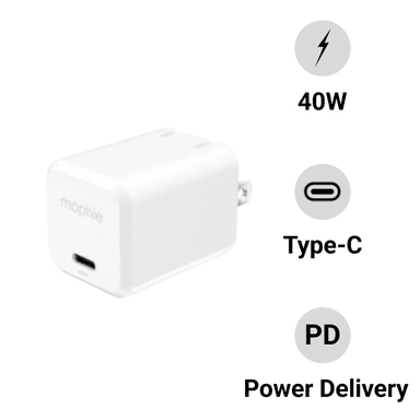 Củ sạc Mophie Essentials 40W 1C USB-C GaN