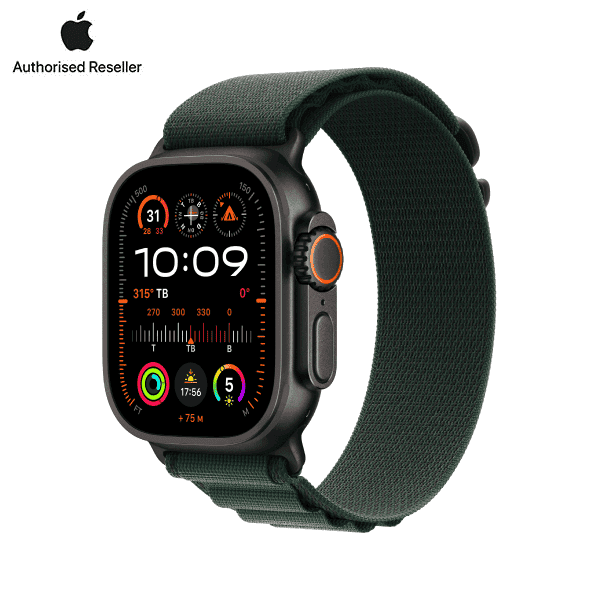 Apple Watch Ultra 2 (2024) 49mm (LTE) Viền Titan - Dây Alpine size M