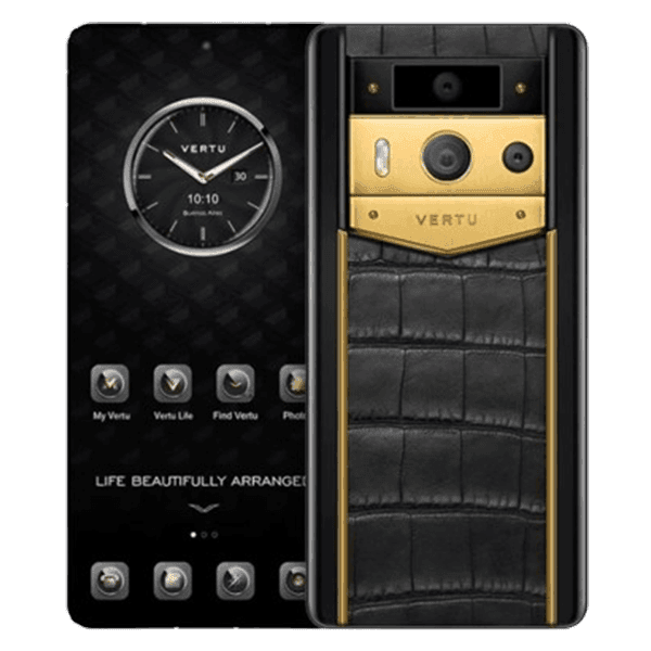 METAVERTU 2 MAX Generation Luxury Custom Made Alligator Gold Black