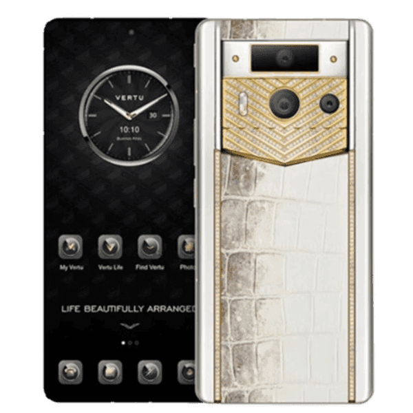 METAVERTU 2 MAX Customized Himalaya Alligator Leather White