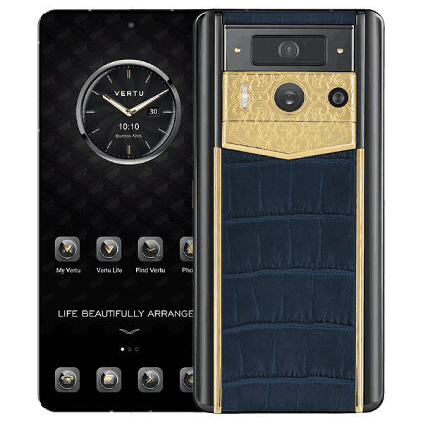 METAVERTU 2 MAX Custom Made Lotus Memory With Alligator Navy Blue