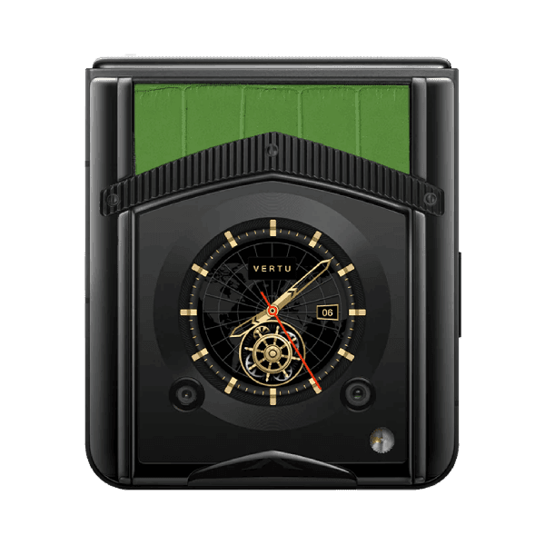 Vertu Ironflip Bamboo Green Alligator