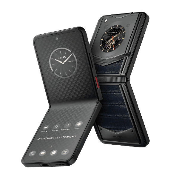 Vertu Ironflip Navy Blue Alligator