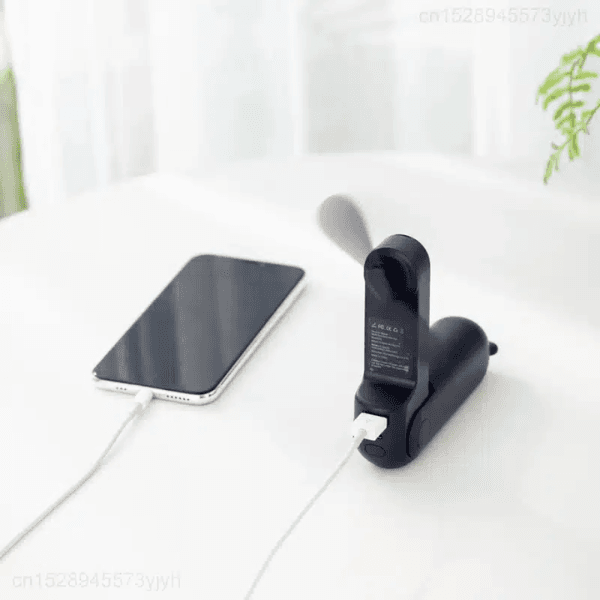 Quạt cầm tay mini 3in1 Jisulife F8X 4800mAh Chính Hãng