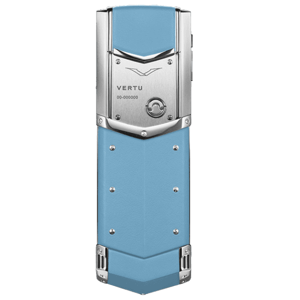 Vertu SIGNATURE V Stainless Steel Silver Powder Blue