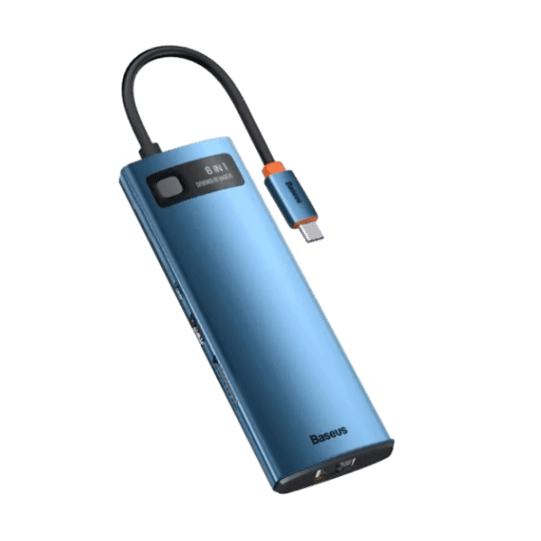 Cổng chuyển Baseus Metal Gleam Series 8in1 Type-C