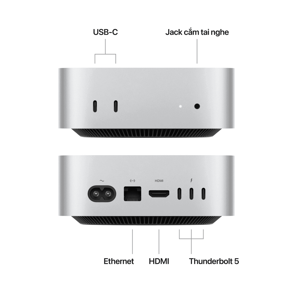 Mac mini M4 Pro 12‑core CPU | 16‑core GPU 24GB/512GB Chính Hãng