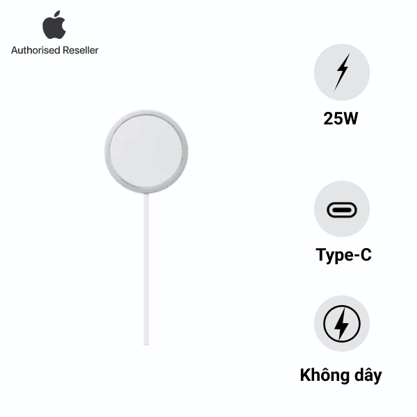 Sạc không dây Apple MagSafe (MX6X3VN/A) Chính Hãng