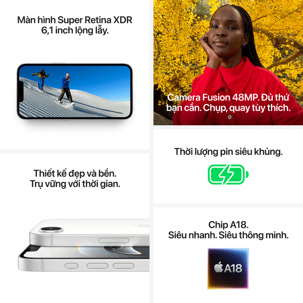 iPhone 16e 128GB Chính Hãng (VN/A)