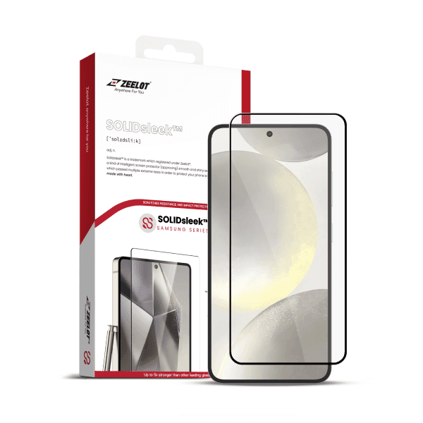 Dán kính cường lực Samsung Galaxy S25 Zeelot Solidsleek 2.5D