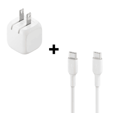 Bộ Combo cáp sạc Belkin 45W Type C-C màu trắng