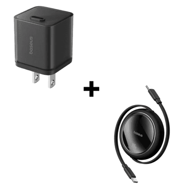 Bộ Combo cáp sạc Baseus 30W Type-C to Type-C màu đen