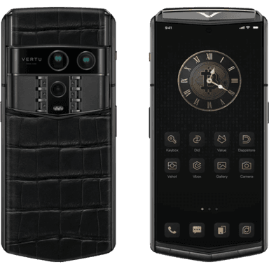 Vertu Agent Q Silver Advanced Set Iron Black Alli 1TB