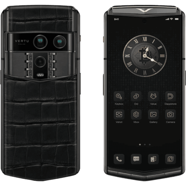 Vertu Agent Q Silver Advanced Set Iron Black Alli 1TB
