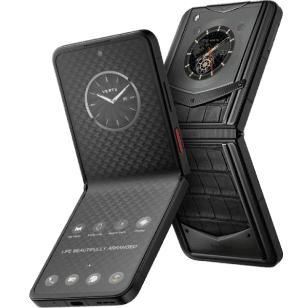 Vertu Ironflip Basalt Black Alli Bes Fee Alligator Skin