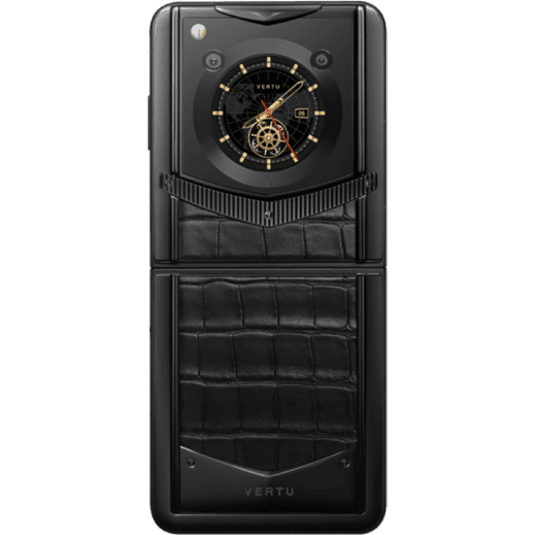 Vertu Ironflip Basalt Black Alli Bes Fee Alligator Skin