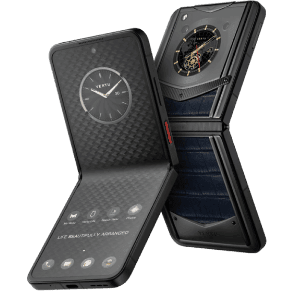 Vertu Ironflip Navy Blue Alli Bes Fee Alligator Skin