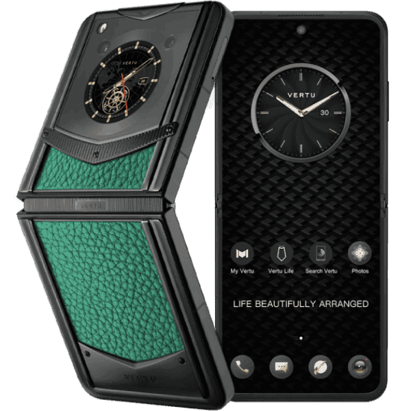 Vertu Ironflip Verona Green Calf Skin