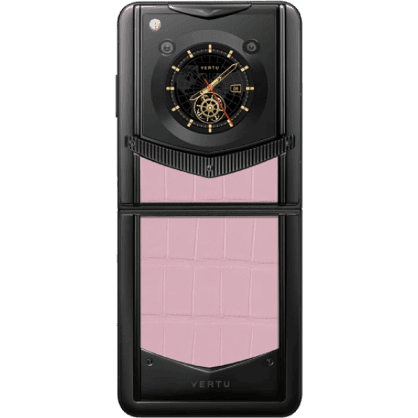 Vertu Ironflip Sakura Pink Alli Bes Fee Alligator Skin