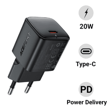 Củ sạc nhanh Acefast 20W USB-C PD 3.0 PPS GaN A117