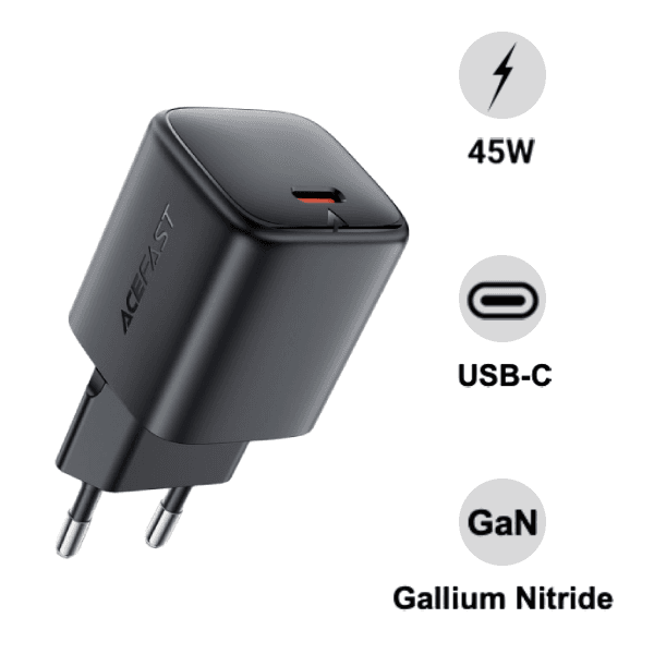 Củ sạc nhanh Acefast 45W USB-C PD 3.0 PPS GaN A119