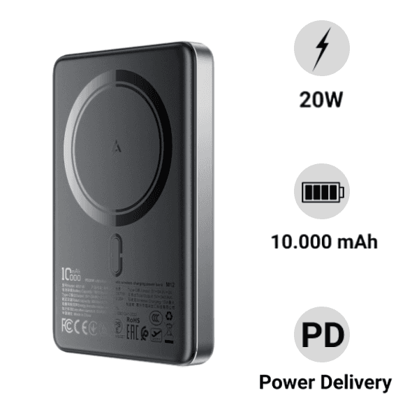 Pin sạc dự phòng Acefast 20W 10.000mAh MagSafe M12