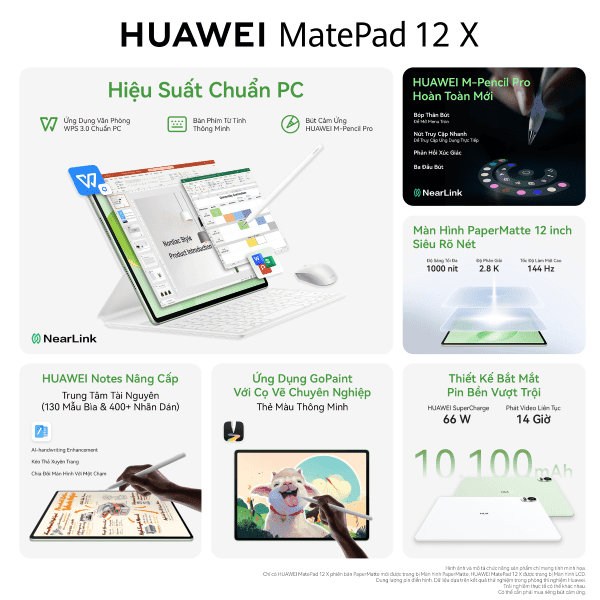 HUAWEI MatePad 12 X Chính Hãng