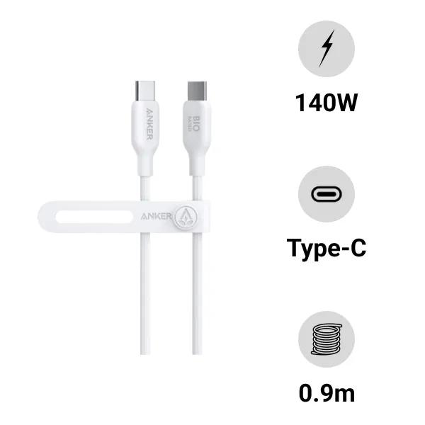 Cáp sạc Anker 544 Type-C to Type-C 0.9m A80F1