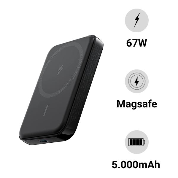 Pin sạc dự phòng Anker 321 MagGo 1C 7.5W 5.000mAh Magsafe A1616