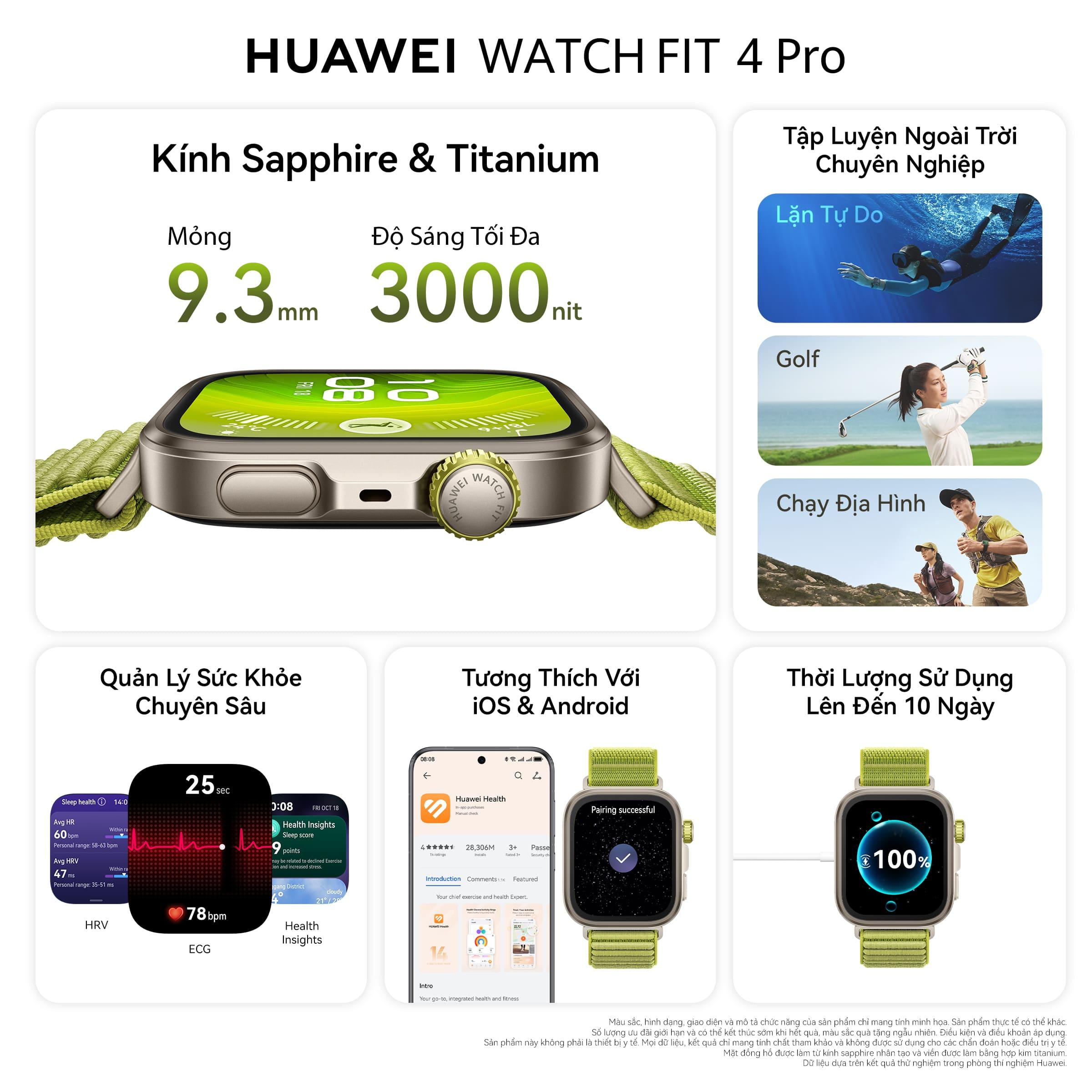 HUAWEI Watch Fit 4 Pro
