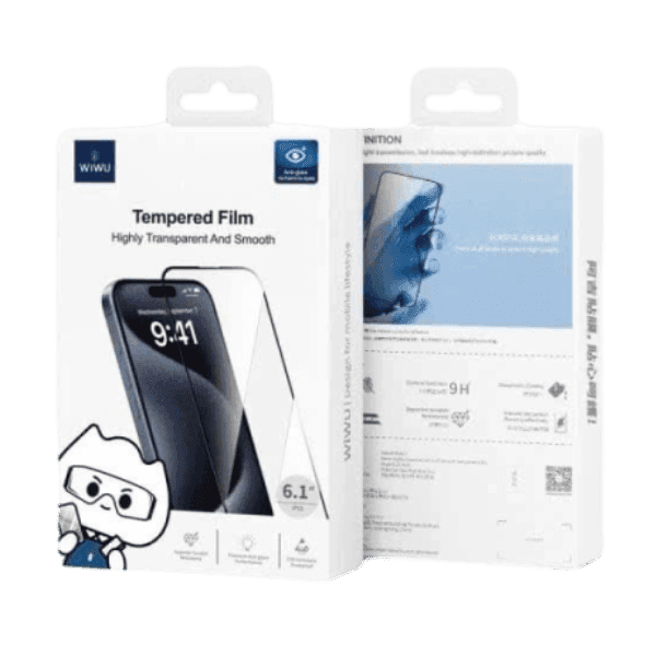 Dán kính cường lực iPhone 15/16 WIWU