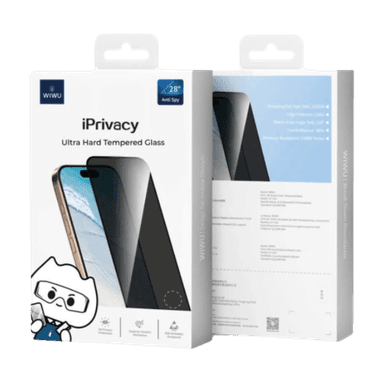 Dán kính cường lực iPhone 16 Pro Max WIWU Chống nhìn trộm