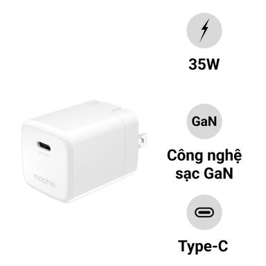Củ sạc Mophie Essential 35W 1C GaN