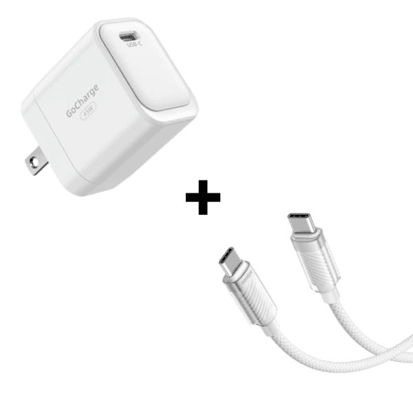 Bộ Combo sạc cáp Innostyle 45W USB-C màu trắng