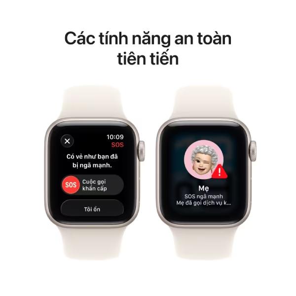 Apple Watch SE 3 (2025) 44mm (5G) Viền nhôm - Dây cao su M/L