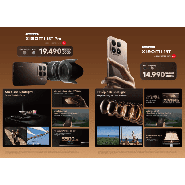 Xiaomi 15T 5G Chính Hãng