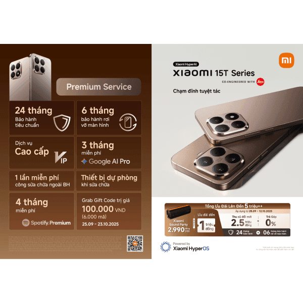 Xiaomi 15T 5G Chính Hãng