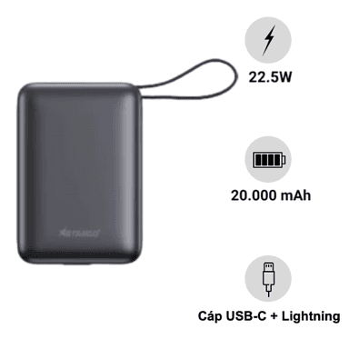 Pin sạc dự phòng StarGO Star X2 20.000mAh (Có chứng nhận CCC)