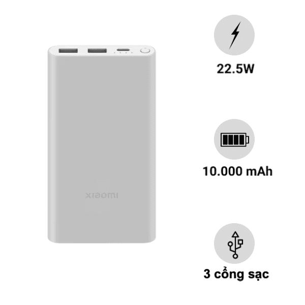 Pin sạc dự phòng Xiaomi 10.000mAh 22.5W